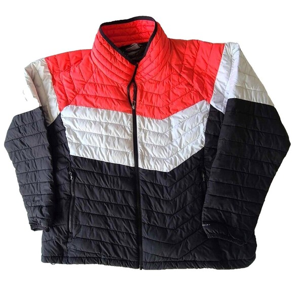 Mens Columbia XXL Gorpcore Quilted Puffer Jacket Ski Coat Winter Hiking Camp - Picture 1 of 4